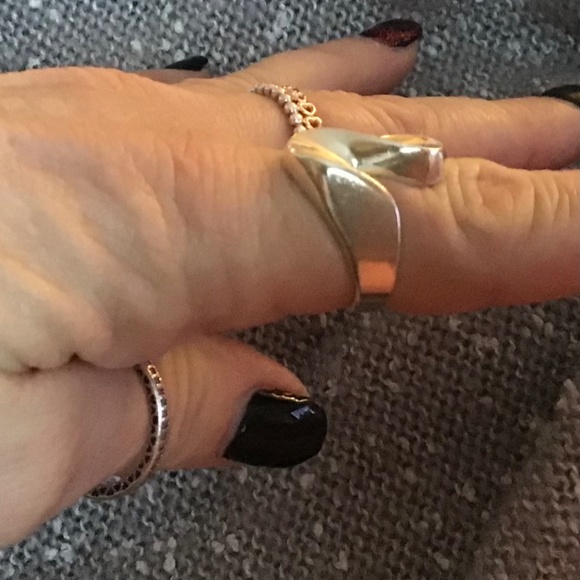 🔥 2 for 50$ 💥 Sterling silver wavy ring - Picture 4 of 9